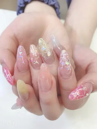 ミディアム JNA認定講師🌸 RIEのネイルデザイン