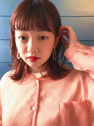 ミディアム カラー Limo-hair&relax-所属・【似合わせ美容師 ✂️】吉澤和幸のヘアスタイル