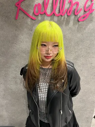 ロング カラー りんと/メンズ/ 艶カラーのヘアスタイル