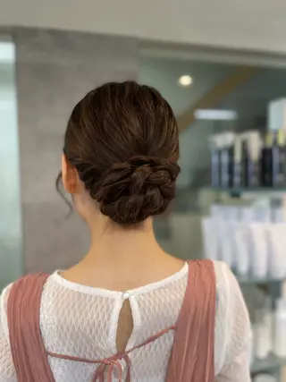 ヘアアレンジ 愛　莉/大阪美容室 /ケア・艶カラーのヘアスタイル