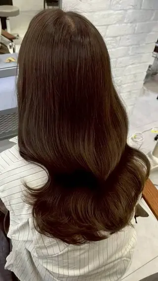 セミロング CHAINON西梅田所属・カラー🫧髪質改善 高原瑞輝のヘアスタイル