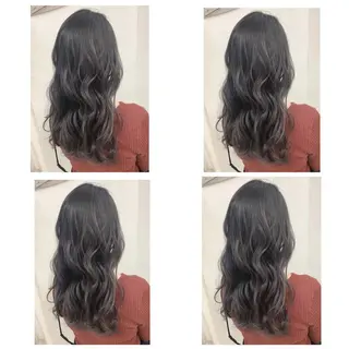 ロング カラー 京都大人女性ショート 徒歩1分/秋山のヘアスタイル