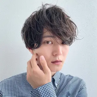 メンズ ヘアアレンジ/透明感 カラー/AKARIのヘアスタイル