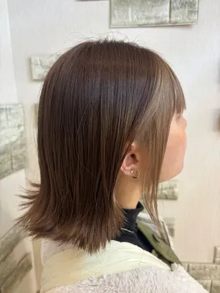 ミディアム ZIPANGU   押上店所属・透明感🫧艶カラー 💎Sayakaのヘアスタイル