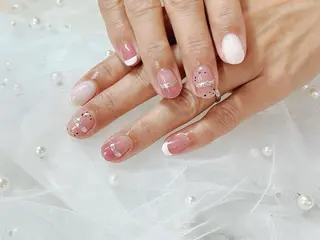 ネイル Hey🌈NAIL 長さ出し専門店のネイルデザイン
