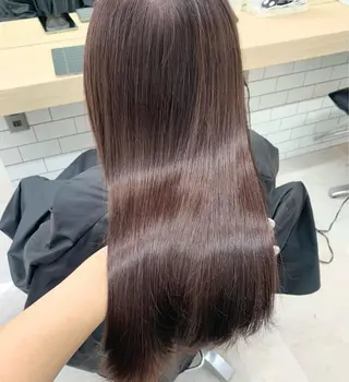 ロング カラー 中井 一葉のヘアスタイル