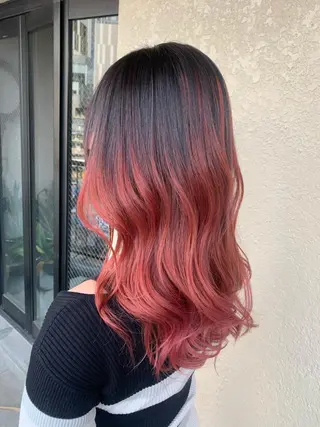 ロング カラー 🌈艶ハイトーン🌈 心を込めます🤝涼介のヘアスタイル