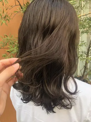 ミディアム カラー ヘアアレンジ ショートボブ💗 ヤマネシオリのヘアスタイル