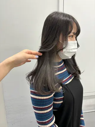 ロング 韓国レイヤー/ヘア カラー🎀ayamiのヘアスタイル