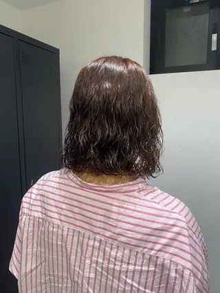 ミディアム 🌀ボブ／ミディアム パーマ🌀ayaのヘアスタイル