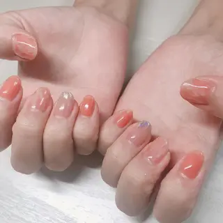 ネイル 爪工房ぱるっこ所属・川岡 香を里のネイルデザイン