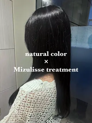 セミロング カラー 韓国ヘア/レイヤー 顔周りカット/ユキナのヘアスタイル