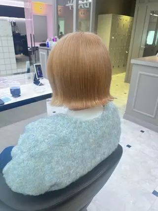 ミディアム カラー ヘアアレンジ 💕上野美容師☁ ブリーチ💖サワのヘアスタイル