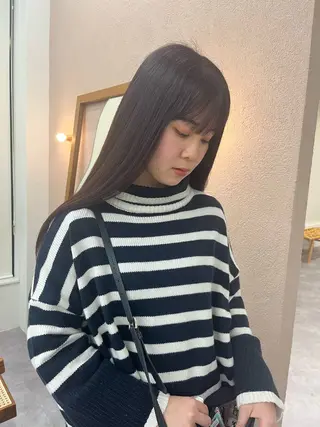 ロング カラー 透明感カラー🌼 沙奈のヘアスタイル