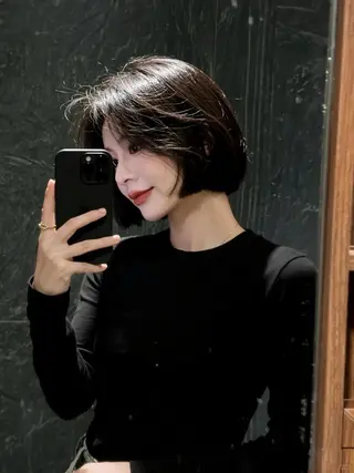 ショート 海野翔吾🇨🇳 ワンホンレイヤーのヘアスタイル