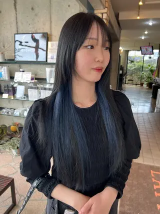 ロング カラー 只野 真衣のヘアスタイル