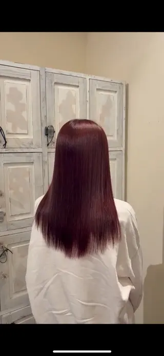 ロング カラー ルプラボウ/ 内藤ほのか/艶カラーのヘアスタイル