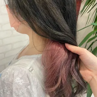 セミロング カラー ヘアアレンジ ノンダメージサロンBonheur銀座並木通り店所属・ULTOWA/銀座 ERIのヘアスタイル