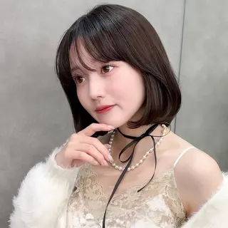 ミディアム 縮毛矯正/韓国ヘア /レイヤー🎀ミズキのヘアスタイル