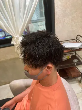 ショート パーマ メンズ CIEL天六店 三上春のヘアスタイル