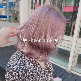 ミディアム カラー ヘアアレンジ メンズ キッズ お悩み解決美容師 💐AMIのヘアスタイル