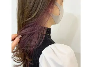 ロング カラー 赤松 摩美のヘアスタイル
