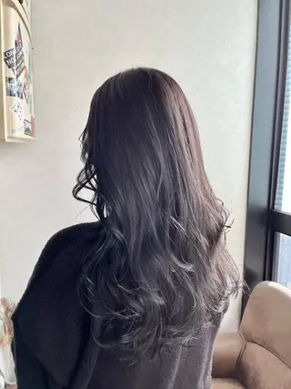 ロング カラー the OSCAR所属・韓国ヘアスタイリスト Harukaのヘアスタイル