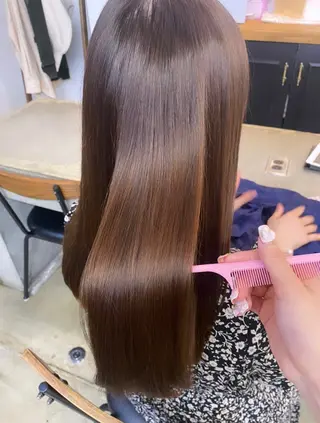 ロング 韓国風レイヤーカット 🍒サンジキ アカリのヘアスタイル