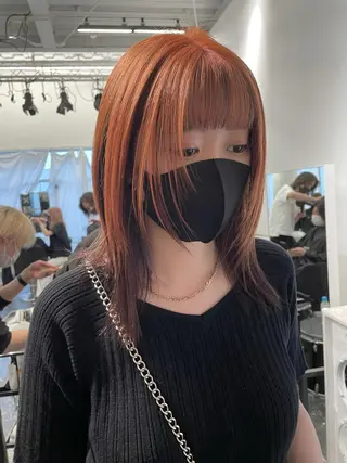 ロング カラー ヘアアレンジ 艶ハイトーン/ヘア アレンジAYAKAのヘアスタイル