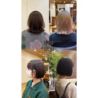 ミディアム CINNAMON所属・カットモデル レイヤーカット/ボブのヘアスタイル