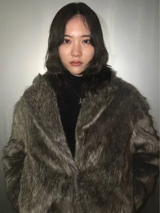 セミロング レイヤー/ 透明感SHIMAのヘアスタイル