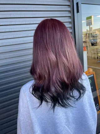 セミロング カラー SALOWIN 岡山店所属・SALOWIN / manaka 🪽のヘアスタイル