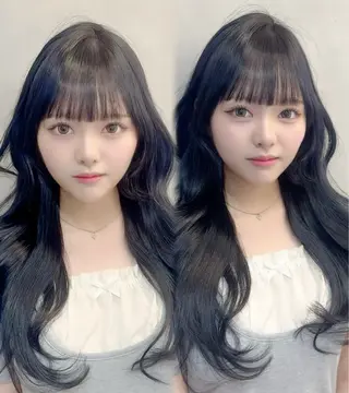 ロング 宮本 優のヘアスタイル