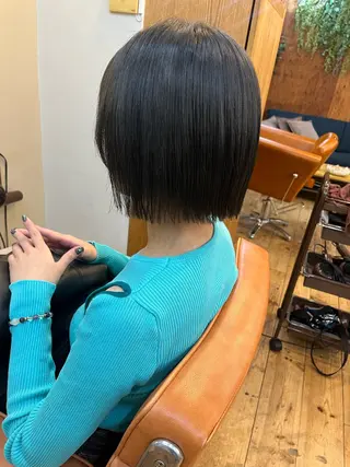 ミディアム ⚪️髪質改善 縮毛 店長 コウ⚪️のヘアスタイル