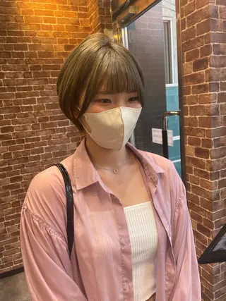 ショート レイヤーカット/髪質 改善/矯正🤍吉田のヘアスタイル