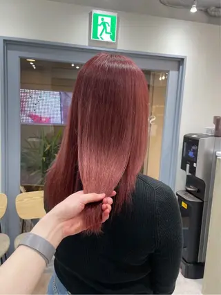 カラー 杉谷 知怜のヘアスタイル