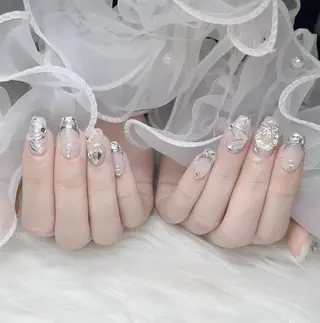 ネイル ki🍒🍒 ki ツルツルネイルのネイルデザイン