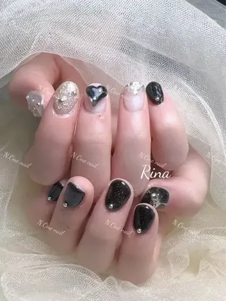 ネイル 長いだし/スカルプ/ パラシェルN.oneのネイルデザイン