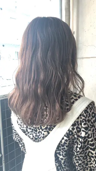 セミロング カラー 韓国hair ·͜· watanabeのヘアスタイル