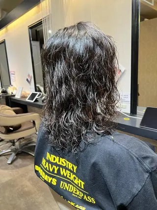 パーマ メンズ 川村 綾のヘアスタイル