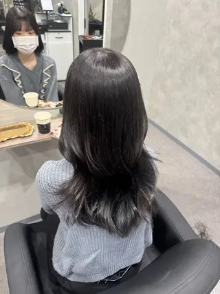 セミロング 1st.hair.salon伊勢崎店所属・伊勢崎/似合せカット 🇰🇷KEIGO‪のヘアスタイル