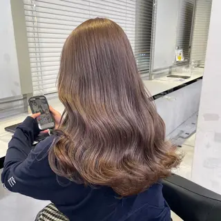 ロング カラー ♡艶髪ブラウン himi♡のヘアスタイル