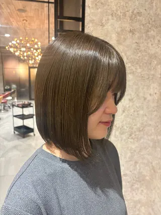 ミディアム カラー earth中野山店 西尾　乃朱のヘアスタイル