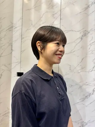 ショート miu /透明感カラーのヘアスタイル
