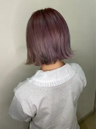 ミディアム ショート/ボブ/ 心斎橋/宮脇美奈のヘアスタイル
