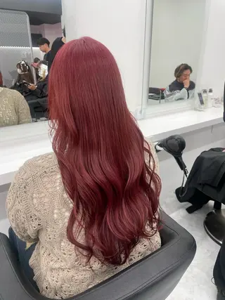 ロング まろっと艶感ブラウン ベージュ🤍まなかのヘアスタイル