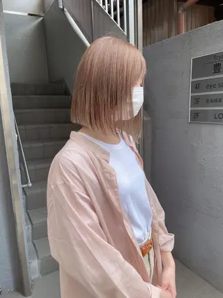 ミディアム ボブ/レイヤー 🌟梅田盛一🌟のヘアスタイル