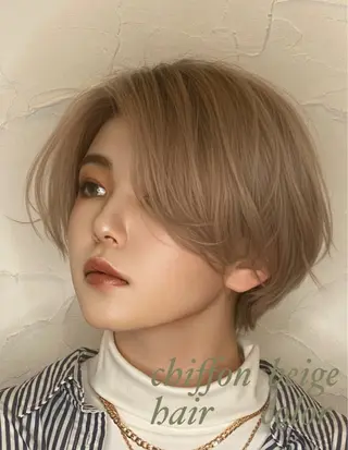 ショート カラー M.SLASH 辻 孝志のヘアスタイル