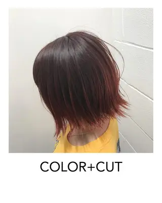 ミディアム カラー 特別モデル価格 タカシマイッセイのヘアスタイル