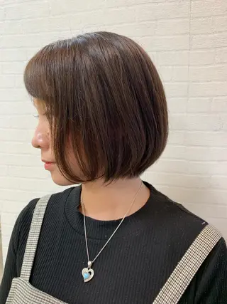 ショート カラー 初めてのショート お任せください✂️のヘアスタイル